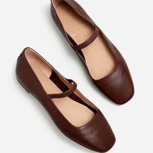 Madewell Greta Ballet Rich Brown Flats